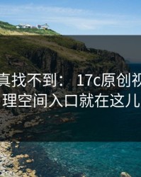 不写你真找不到： 17c原创视频的清理空间入口就在这儿