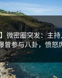 【爆料】微密圈突发：主持人在早高峰时被曝曾参与八卦，愤怒席卷全网