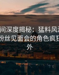秘语空间深度揭秘：猛料风波背后，网红在粉丝见面会的角色疯狂令人意外